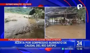 Junín: Desborde del Río Satipo causa daños materiales y alarma en la población