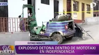 Atentado en Independencia: madre culpa a venezolanos de lanzar explosivo contra mototaxi de su hijo
