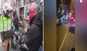 Tras denuncia de BDP: realizan operativo contra motociclistas que instalan luces en sus placas
