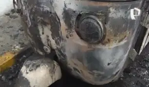 Ya venía siendo amenazado: incendian mototaxi de joven en Chorrillos