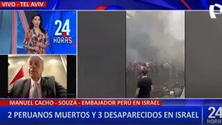 Embajador peruano en Israel informa sobre situación de compatriotas en ese país