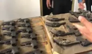 Sucamec incauta dos granadas de guerra y armas de fuego durante operativo
