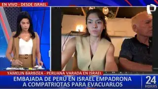 Peruana varada en Israel pide ayuda: “Cancillería me dijo que no hay vuelos humanitarios”