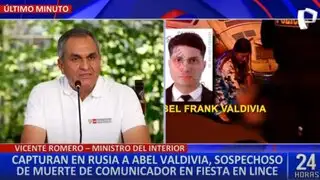 Muerte en fiesta de Lince: ministro del Interior brinda detalles de la captura de Abel Valdivia