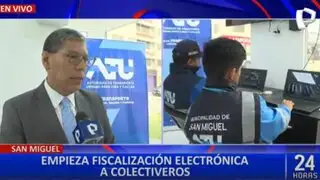 San Miguel: ATU inicia fiscalización electrónica a colectivos informales