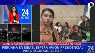 Grupo de peruanos atrapados en Israel espera avión presidencial para regresar al país