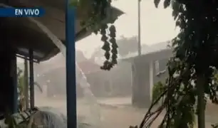 Fuertes lluvias y vientos en Madre de Dios provocan daños a la Sunat, bancos y viviendas