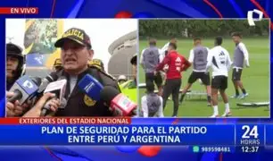 Perú vs Argentina: Cerca de 1700 policías brindarán seguridad en exteriores del Nacional