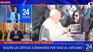 Congreso: Patricia Benavides genera críticas tras visitar al Papa Francisco en Italia