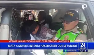 Arequipa: sujeto mató a mujer y trató de hacerlo parecer un suicidio