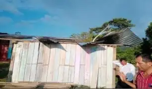 Techo de colegio se derrumbó por lluvias y vientos en San Martín