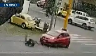 Miraflores: atropellan a ciclista en el cruce de las avenidas 28 de Julio y Roosevelt