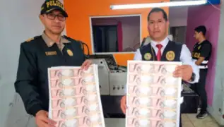 Breña: intervienen imprenta y hallan S/8 millones falsos