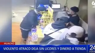 Huacho: delincuentes armados roban minimarket y se llevan pertenencias de los trabajadores