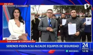 SJL: Serenos piden equipos de seguridad a alcalde Jesús Maldonado