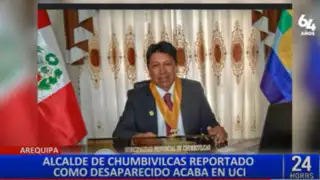 Arequipa: alcalde de Chumbivilcas se encuentra en UCI tras haber sido reportado como desaparecido