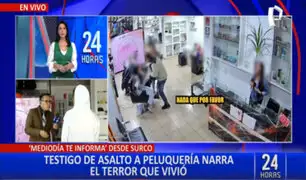 Surco: delincuentes peruanos habrían robado en peluquería, según testigo