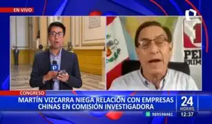 Martin Vizcarra asegura que no benefició a empresas chinas en contratos del MTC