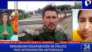 San Martín: denuncian desaparición de Policía durante operativo antidrogas en el Huallaga