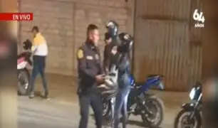 Trujillo: policía que lanzó casco para detener a motociclista se encuentra como no habido
