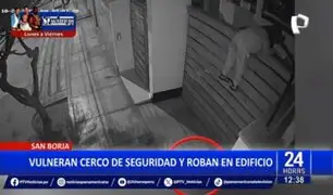 Robo en San Borja: Delincuentes manipulan cerco de seguridad para acceder a edificio