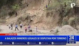Mineros ilegales se enfrentan a balazos por terreno en La Libertad