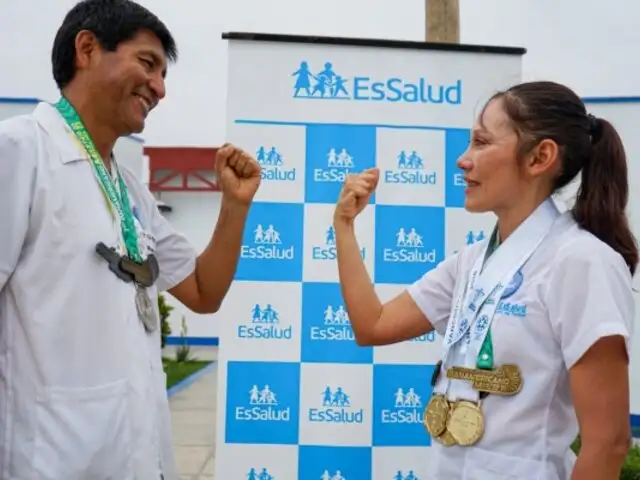Esposos cirujanos de EsSalud representarán al Perú en Sudamericano Master de Atletismo en noviembre
