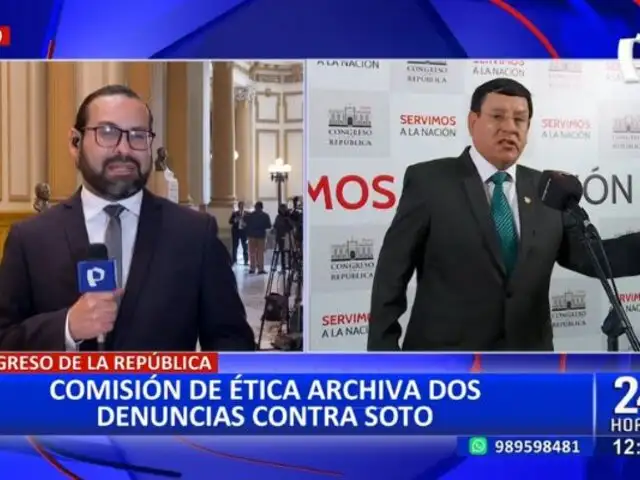 Congresistas reaccionan tras archivo de denuncias contra Alejandro Soto en Comisión de Ética