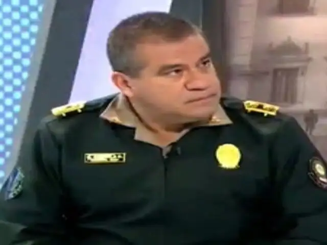 General PNP Óscar Arriola: