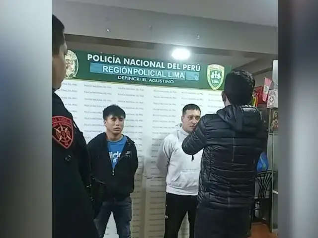 El Agustino: capturan a delincuentes que dispararon a menor durante intento de robo