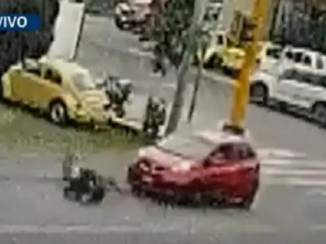 Miraflores: atropellan a ciclista en el cruce de las avenidas 28 de Julio y Roosevelt
