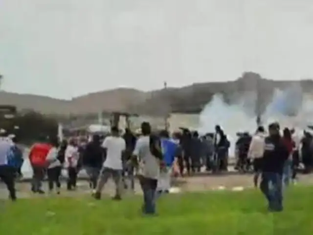 Ventanilla: pescadores se enfrentaron a policías durante protesta contra empresa Repsol
