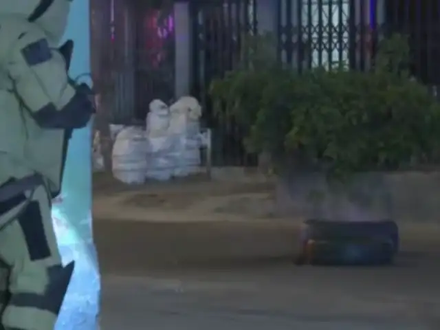 San Juan de Lurigancho: policía desactiva granada que fue arrojada a techo de vivienda
