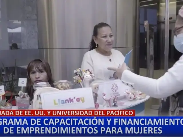 Emprende UP y embajada de EE. UU. fortalecen negocios de mujeres emprendedoras de bajos recursos