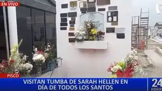 Sara Hellen: tumba de la 'Santa del Amor' atrae multitudes en el cementerio de Pisco