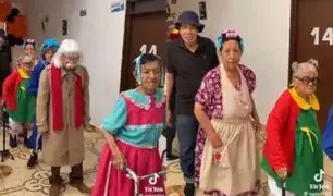 Viral TikTok: tiernos abuelitos causan sensación por disfrazarse de personajes de 'El Chavo del 8'
