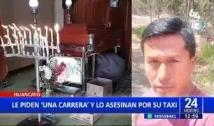 Huancayo: Falsos pasajeros asesinan a taxista para robar su vehículo
