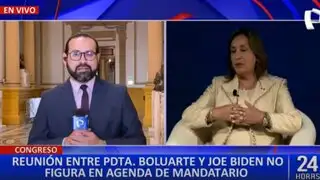Congreso: reacciones sobre reunión de Dina Boluarte con Biden que no figura en agenda presidencial