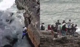 ¡Se salvó de morir! Rescatan a joven que cayó desde mirador del Salto del Fraile en Chorrillos