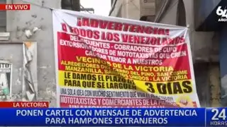 La Victoria: vecinos de cerro San Cosme dan tres días a delincuentes extranjeros para que se retiren