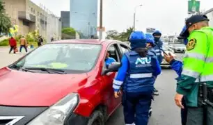 ATU: 29 vehículos fueron enviados al depósito por transporte informal en Javier Prado