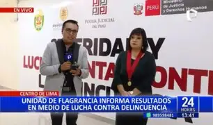 Justicia en tiempo real: 55 sentencias fueron emitidas por unidad de Flagrancia en Lima