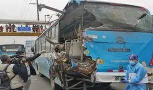Los Olivos: ATU inhabilitará a choferes de buses que causaron accidente