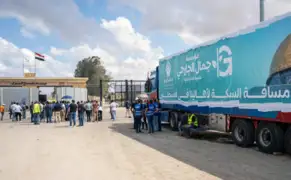 Guerra en Israel: ingresan 106 camiones con ayuda humanitaria a la Franja de Gaza