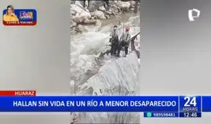 Tragedia en Huaraz: Hallan sin vida en un río a menor desaparecido hace 3 días