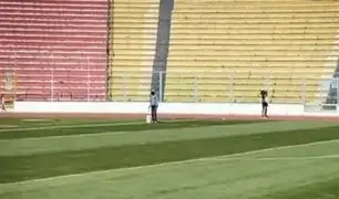 Bolivia vs Perú: césped del Hernando Siles luce como el del Estadio Garcilaso de la Vega en Cusco