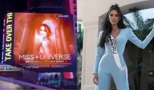 ¡Camila Escribens aparece en el Times Square! Todos los detalles de la gala preliminar del Miss Universo
