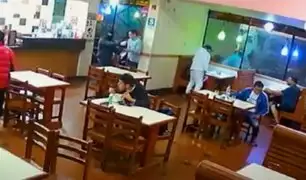 Robo en La Victoria: encapuchados asaltan restaurante en la Urb. Santa Catalina