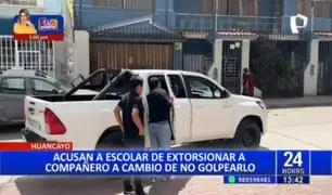 Huancayo: Dos estudiantes fueron detenidos por extorsionar a compañero de 13 años
