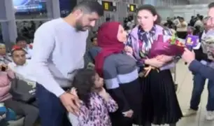 Niña peruana y su madre rescatadas en Franja de Gaza llegan al Perú